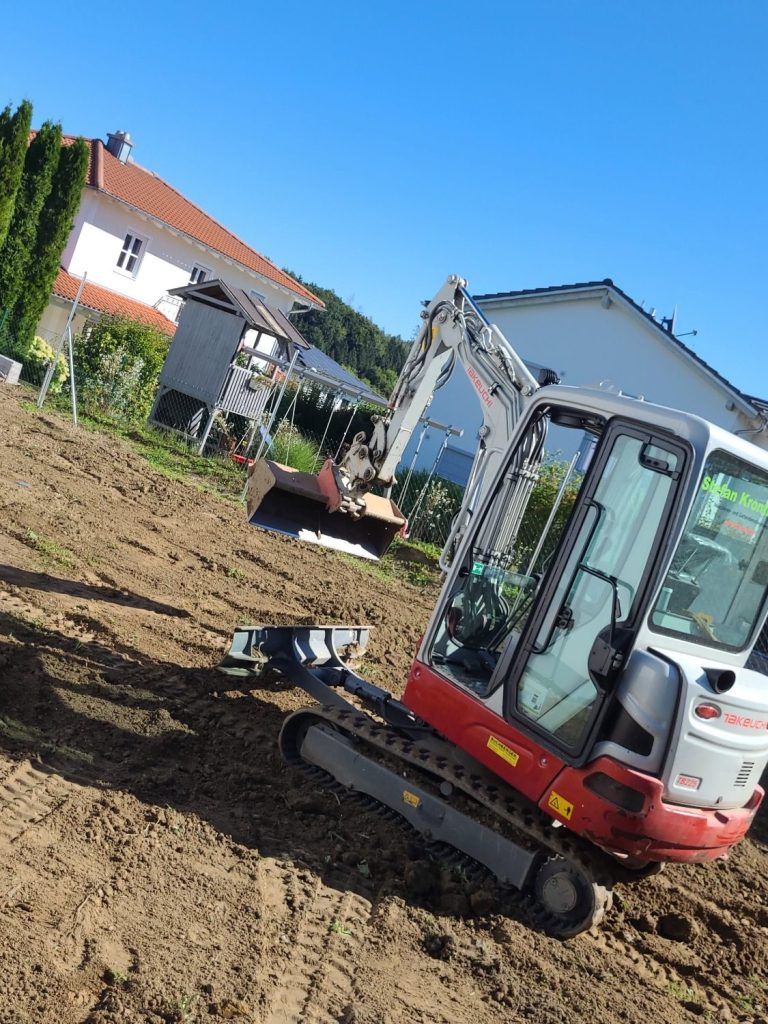 Bruckberg Kronthaler Gammelsdorf Bagger Aushub Minibagger
